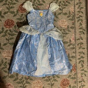 Disney parks Cinderella blue with tulle & ruffles & shimmer size girls small